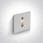 Oświetlenie schodowe Indoor/Outdoor Decorative Wall Recessed Aluminium 68004/W/W ONE LIGHT