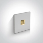 Oświetlenie schodowe Indoor/Outdoor Decorative Wall Recessed Aluminium 68004A/W/W ONE LIGHT