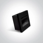 Oświetlenie schodowe Indoor Square Wall Recessed 68007/B/W ONE LIGHT
