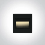 Oświetlenie schodowe Indoor Square Wall Recessed 68007/B/W ONE LIGHT