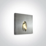 Oświetlenie schodowe Indoor/Outdoor Dark Light Wall Recessed 68032/AL/W IP54 ONE LIGHT