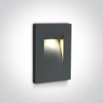 Oprawa wpuszczana Outdoor Dark Light Wall Recessed Die cast 68062/AN/W IP65 ONE LIGHT