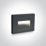 Oprawa wpuszczana Outdoor Dark Light Wall Recessed Die cast 68064/AN/W IP65 ONE LIGHT