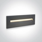 Oprawa wpuszczana Outdoor Dark Light Wall Recessed Die cast 68066/AN/W IP65 ONE LIGHT