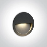 Oprawa wpuszczana Outdoor Dark Light Wall Recessed Die cast 68068/AN/W IP65 ONE LIGHT