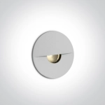 Oświetlenie schodowe Indoor/Outdoor Decorative Wall Recessed Aluminium 68070/W/W ONE LIGHT