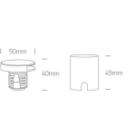 Oświetlenie schodowe Dark Light Step Series Aluminium 68074/B/W IP65 ONE LIGHT