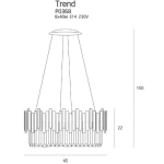 Trend P0368 lampa wisząca MaxLight - zdjęcie dodatkowe 2