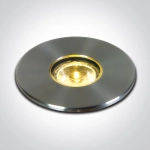SS316 INGROUND LED 2W WW 30deg 230v IP67 69028A/W ONE LIGHT