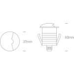Oprawa wpuszczana The Inground Mini Series Natural Aluminium 69042A/AL/W IP67 ONE LIGHT