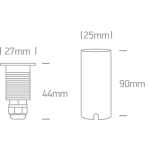 Oprawa wpuszczana The Inground Mini Series 69042M/AL/W IP67 ONE LIGHT