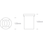 Wpust do gruntu The GU10 Inground Adjustable Range Stainless steel 316 IP67 69046G ONE LIGHT