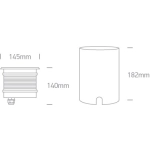 Wpust do gruntu The COB Inground Range Stainless steel IP67 69050/C ONE LIGHT