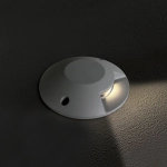 Kinkiecik.pl Mauri 69058A/G/W szary zewnętrzny wpust COB LED 3000K IP67 6W 100-240V; nieściemnialny zasilacz LED w zestawie ONE LIGHT