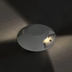 kinkiecik.pl Mauri 69058B/G/W szary zewnętrzny wpust COB LED 3000K IP67 2X6W 100-240V; nieściemnialny zasilacz LED w zestawie ONE LIGHT