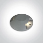 kinkiecik.pl Mauri 69058B/G/W szary zewnętrzny wpust COB LED 3000K IP67 2X6W 100-240V; nieściemnialny zasilacz LED w zes