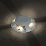 kinkiecik.pl Mauri 69058C/G/W szary zewnętrzny wpust COB LED 3000K IP67 4X3W 100-240V; nieściemnialny zasilacz LED w zestawie ONE LIGHT