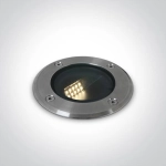 kinkiecik.pl Gafeli 69062/W zewnętrzny wpust ze stali nierdzewnej COB LED 3000K IP67 8W 230V; nieściemnialny zasilacz LE