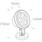 kinkiecik.pl The LED Underwater Range Stainless steel 69064C/C ONE LIGHT