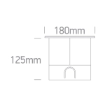 SS316L IP67 INGROUND COB LED 15W WW 20deg 230V DARK LIGHT 69070C/W ONE LIGHT