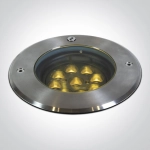 SS316L IP67 INGROUND ADJUSTABLE 9x1,5W WW 36deg 230V DARK LIGHT 69074B/W ONE LIGHT