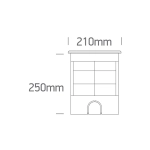 SS316L IP67 INGROUND ADJUSTABLE 12x1,5W WW 36deg 230V DARK LIGHT 69074C/W ONE LIGHT