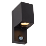 ZARO IR Kinkiet Zewnętrzny 1xGU10 IP65 Czujnik ruchu i dzień/noc Czarny 69802/01/30 Lucide - zdjęcie produktu