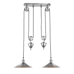 kinkiecik.pl Lampa wisząca Victoria Rise&Fall 2LT Pendant 69840 ENDON