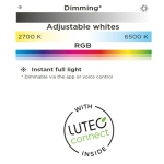 Lampa stojąca DIAS SOLAR - CZUJNIK RUCHU 6996601012 LUTEC