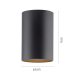 Lampa sufitowa Pure Point Czarna 6749-18 Paul Neuhaus - zdjęcie dodatkowe 4