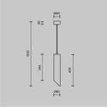 Lampa wisząca Lipari P044PL-01-40GU10-W Maytoni - zdjęcie dodatkowe 6