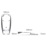 Lampa uliczna 70114/B/W 3000K IP66 One Light