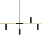 LAMPA WISZĄCA TREVO 7 CZARNY BRASS 1083T40 ALDEX - zdjęcie dodatkowe 1