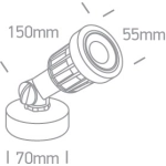 Reflektor LED Garden Spots IP65 7070/C ONE LIGHT