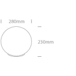 kinkiecik.pl Stone 7072 dekoracyjna lampa ogrodowa E27 20W D28cm IP65 100-240V; akcesoria do montażu w zestawie ONE LIGHT