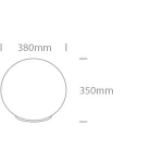 kinkiecik.pl Stone 7072A dekoracyjna lampa ogrodowa E27 20W D38cm IP65 100-240V; akcesoria do montażu w zestawie ONE LIGHT