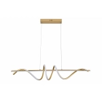 Lampa wisząca Serpent złoty malowany 339701-09 Reality