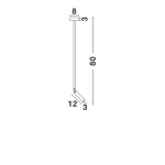 Lampa wisząca BERISSO LE42258 Luces Exclusivas - zdjęcie dodatkowe 3