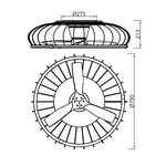 Lampa sufitowa Mantra Nature 7808MA - zdjęcie dodatkowe 2