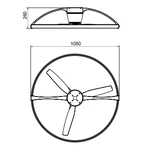 Lampa sufitowa Mantra Nepal 7530MA - zdjęcie dodatkowe 2
