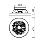 Lampa sufitowa Mantra Tibet mini 7806MA - zdjęcie dodatkowe 2
