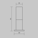 Lampa stojąca Landscape Lighting Willis O418FL-01B Maytoni - zdjęcie dodatkowe 5