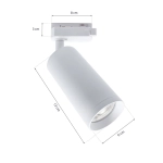 Lampa Sufitowa MICA WHITE track light 1xGU10 ML5711 MILAGRO