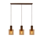 Lampa wisząca TOLEDO 3xE27 Amber 74405/03/62 Lucide - zdjęcie produktu