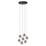 TAMINO Lampa wisząca Ø 52 cm LED Dim. 7x7W 3000K czarny 74419/07/30 Lucide - zdjęcie produktu