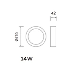 Lampa sufitowa Mantra Saona 4000K 6623MA - zdjęcie dodatkowe 1