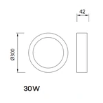 Lampa sufitowa Mantra Saona 6626MA - zdjęcie dodatkowe 1