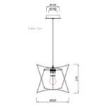 Lampa wisząca Mantra Polinesia 7131MA - zdjęcie dodatkowe 2