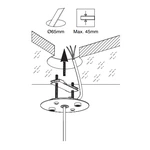 Podsufitka do lampy Mantra Empotrar 7856MA - zdjęcie dodatkowe 2