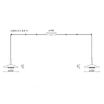 Lampa wisząca Mantra Orion 7306MA - zdjęcie dodatkowe 3